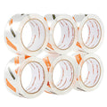 6 Rolls Crystal Clear Packing Tape, 328 Yards Heavy Duty Packaging Tape Refills for Shipping Packaging Mailing Moving