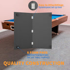 8ft x 4ft Foldable Ping Pong Table Topper for Pool Table, Professional Table Tennis Conversion Top with Net & Premium