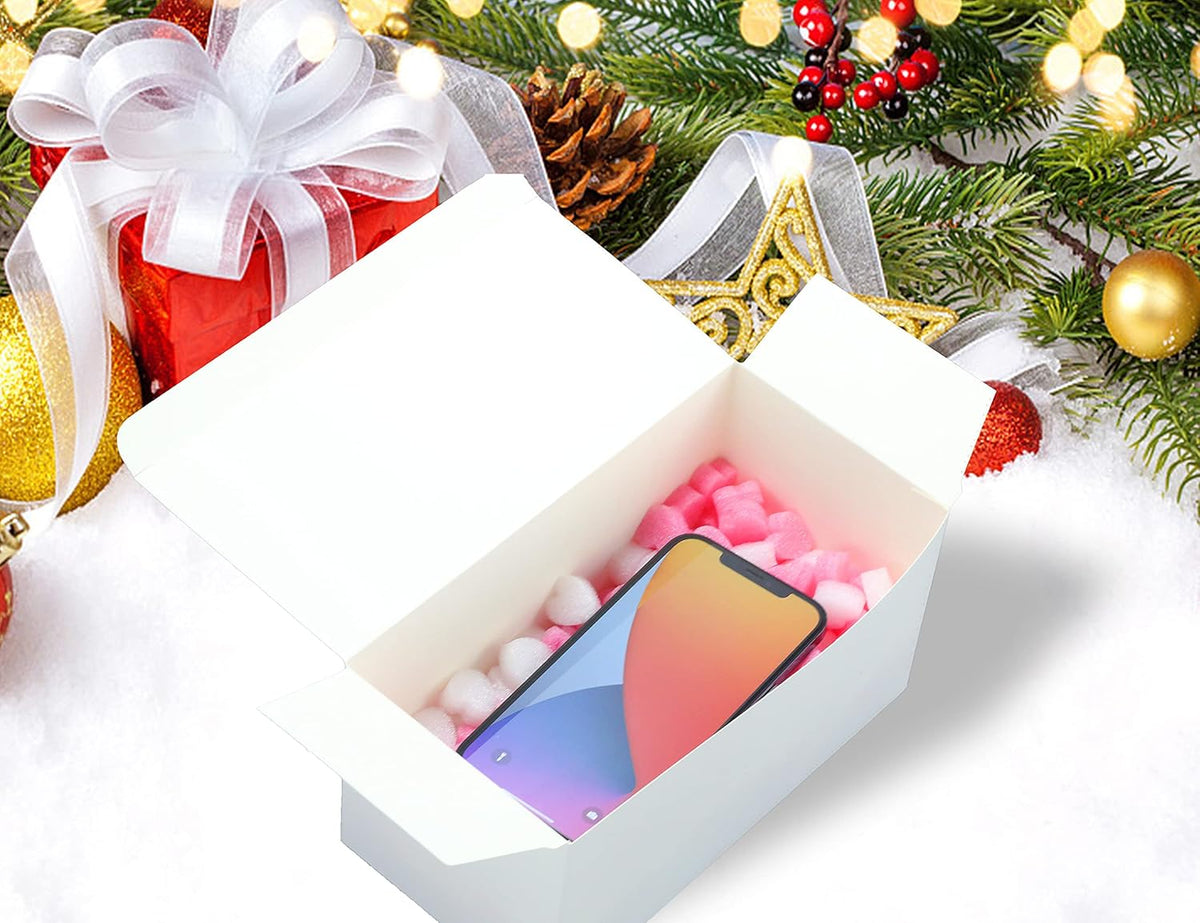 White Gift Boxes with Lids, 24 Pack, 9x4.5x4.5 IN