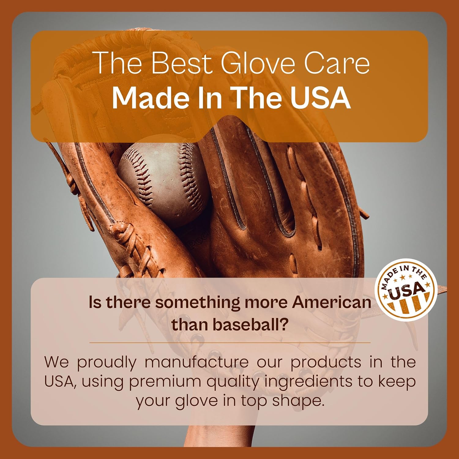 Glove Conditioner, Liquid, 8 Oz – Break in Faster, Keep Leather Maintained – Glove Conditioner for Mitts, Softball, &