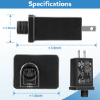 1 Pack 12V 1.5A Class 2 Power Supply, Halloween Inflatables Adapter