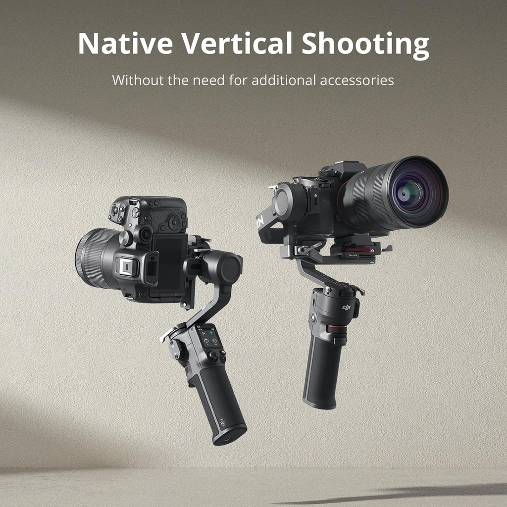 RS 3 Mini, Camera Gimbal Stabilizer, Canon/Sony/Nikon/Fujifilm | 2 kg (4.4 lbs) Tested Payload, Native Vertical