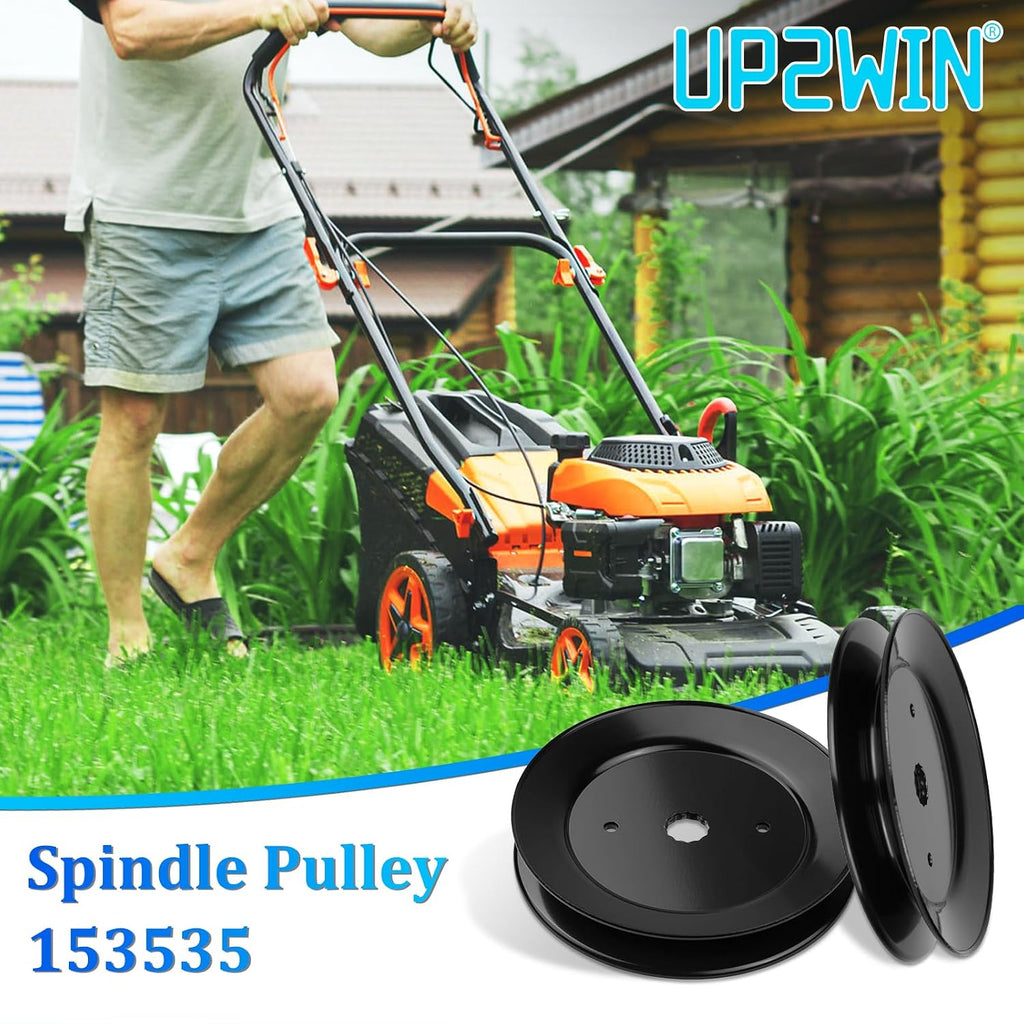 Spindle Pulley 153535 Mower Deck Pulley Compatible with Craftsman Mower Craftsman LT1000 LT2000 Husq Z254 2548 Pou