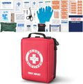 Premium First Aid Kit - Waterproof Molle Medical Bag with Color-Coded Compartments, with Israeli Bandage, Rescue