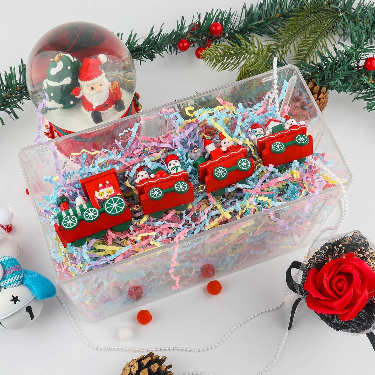 8.5oz Crinkle Paper Filler for Gift Baskets Gift Boxes(4 Mix Color)