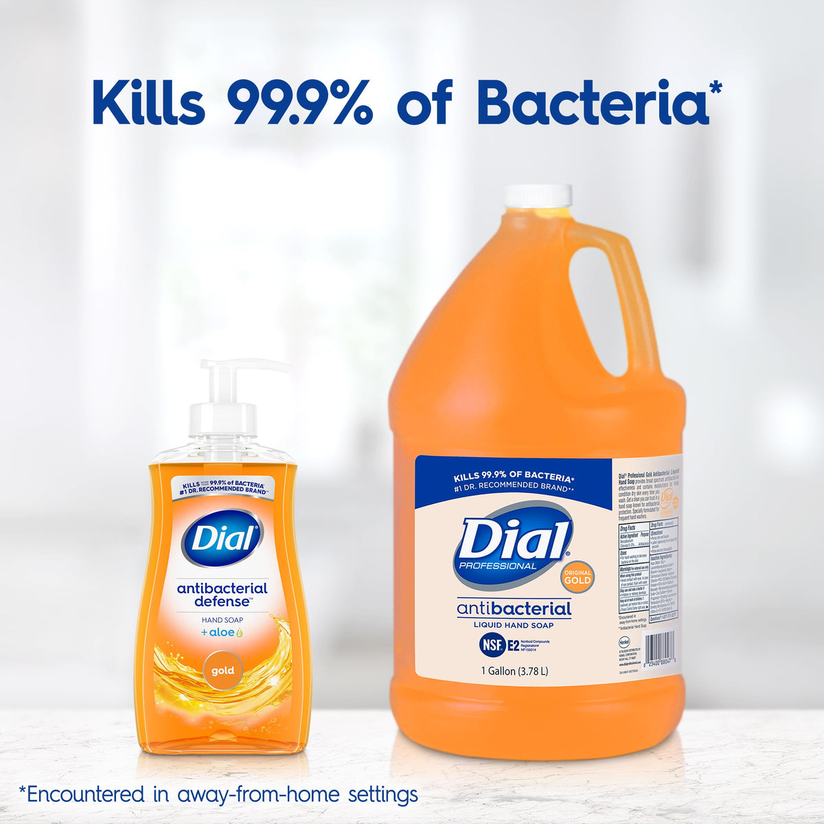 Professional Gold Antibacterial Defense Liquid Hand Soap, 128 Fl Oz