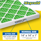 Air Filter 14x14x1 MERV 13 6-Pack