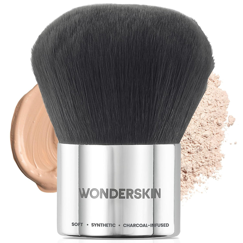 Kabuki Brush - Round Top Brush for Liquid & Powder Makeup