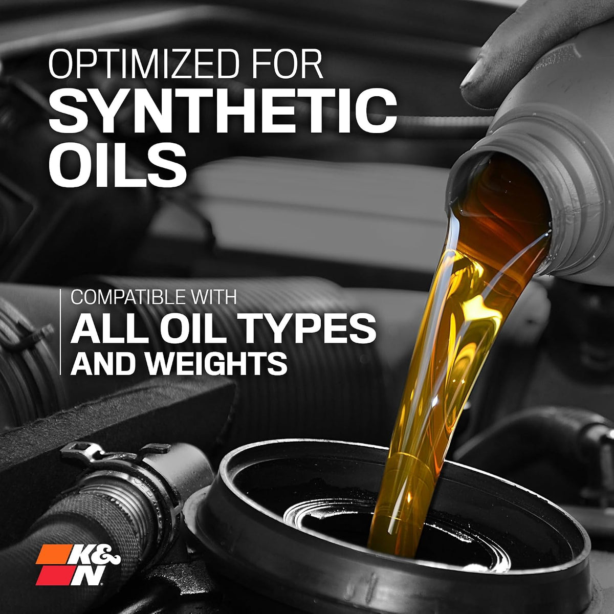 K&N Oil Filter: 20,000 Mile Engine Protection, High Efficiency, HP-7051