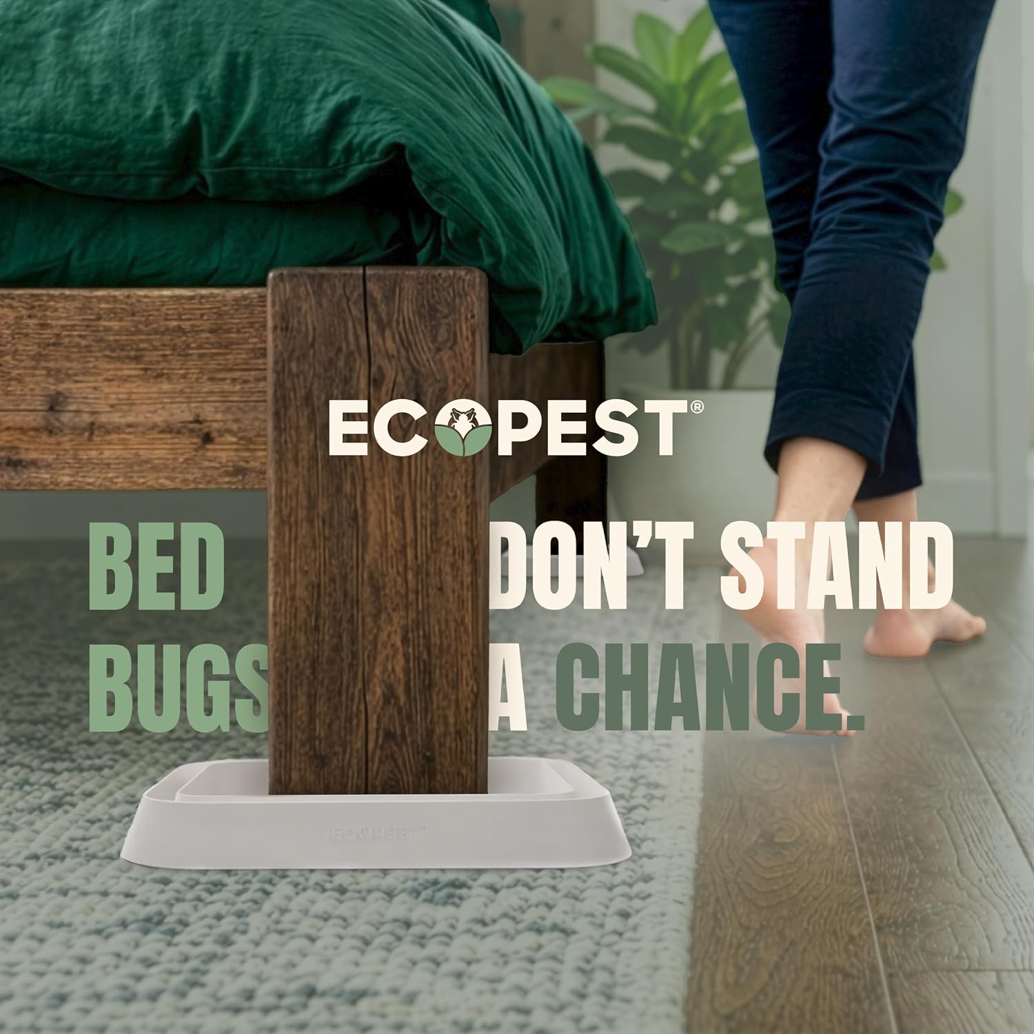 Bed Bug Interceptors – 8 Pack | Bed Bug Blocker (XL) Interceptor Traps | Extra Large Insect Trap, Monitor, and