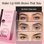 Eyelash and Eyebrow Kit, 2-in-1 Lash and Brow Color Set, Black, Disposable, 7ml