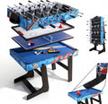 5 in 1 Multi Combo Game Table,Folding Multi Game Combination Table Set with Soccer Foosball Table,Pool Table,Hockey