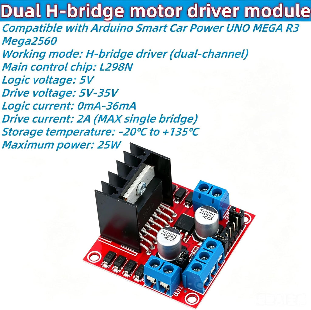 L298N Motor Drive Controller Module Kit