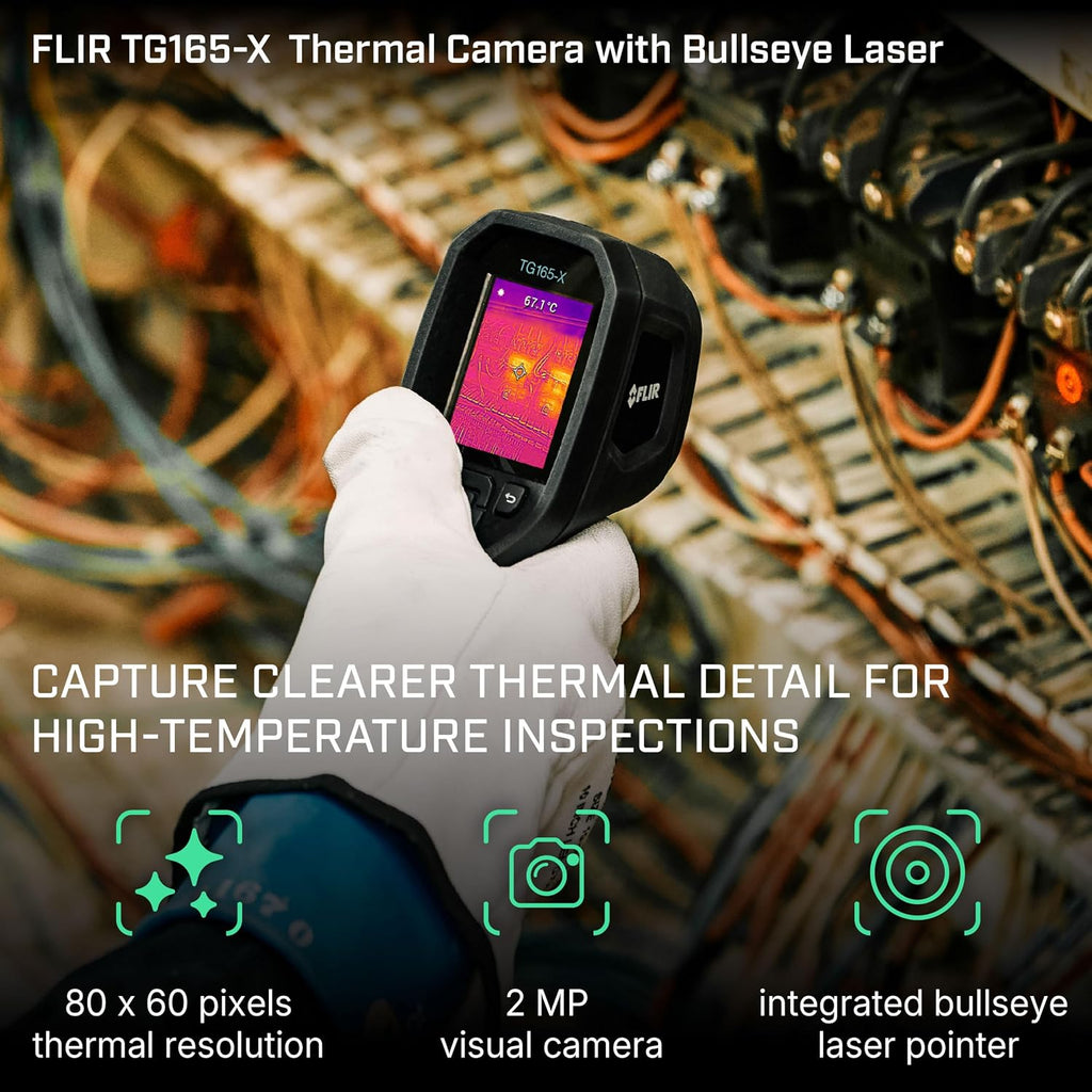 TG165-X Thermal Imaging Camera with Bullseye Laser, Spot IR