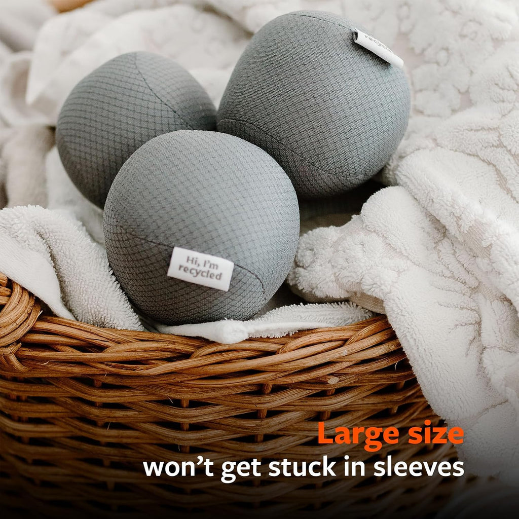Quiet Giant Anti-Static Dryer Balls, Removes Static, Vegan