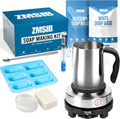 Soap Making Kit for Adults - Soap Melting Pot, Electric Stove, Molds | 900ml Stainless Steel Melting Pot, Electric
