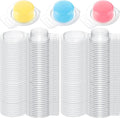 100 Pcs Wax Melt Molds Clear Empty Plastic Wax Melt Clamshells Container PET Single Cube 1 oz Candle Molds for DIY