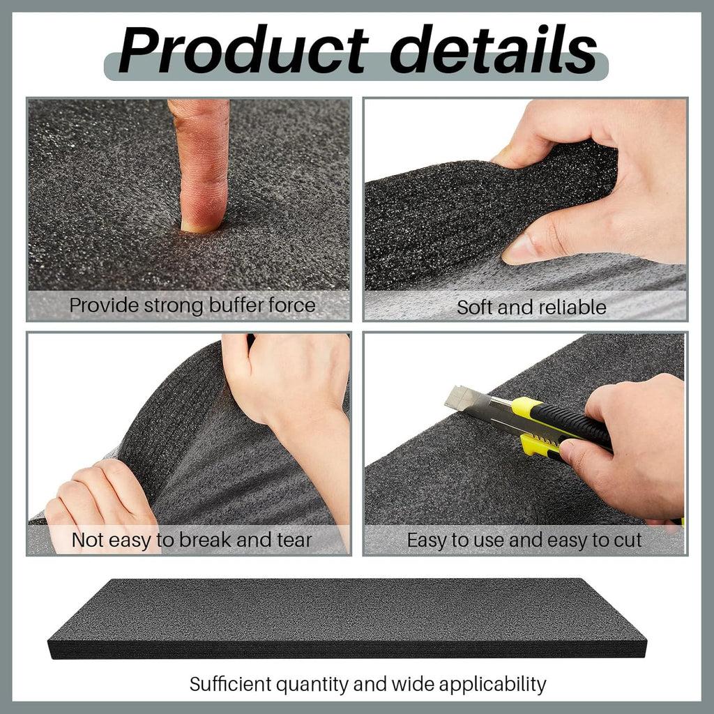 54 X 16 X 2 Inch Polyethylene Foam Sheet for Gun Case