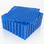 Modular Interlocking Cushion, 12 Pcs 11.6" x 11.6" Non-Slip Splicing Drainage Mats with Drain Holes, Soft PVC Floor