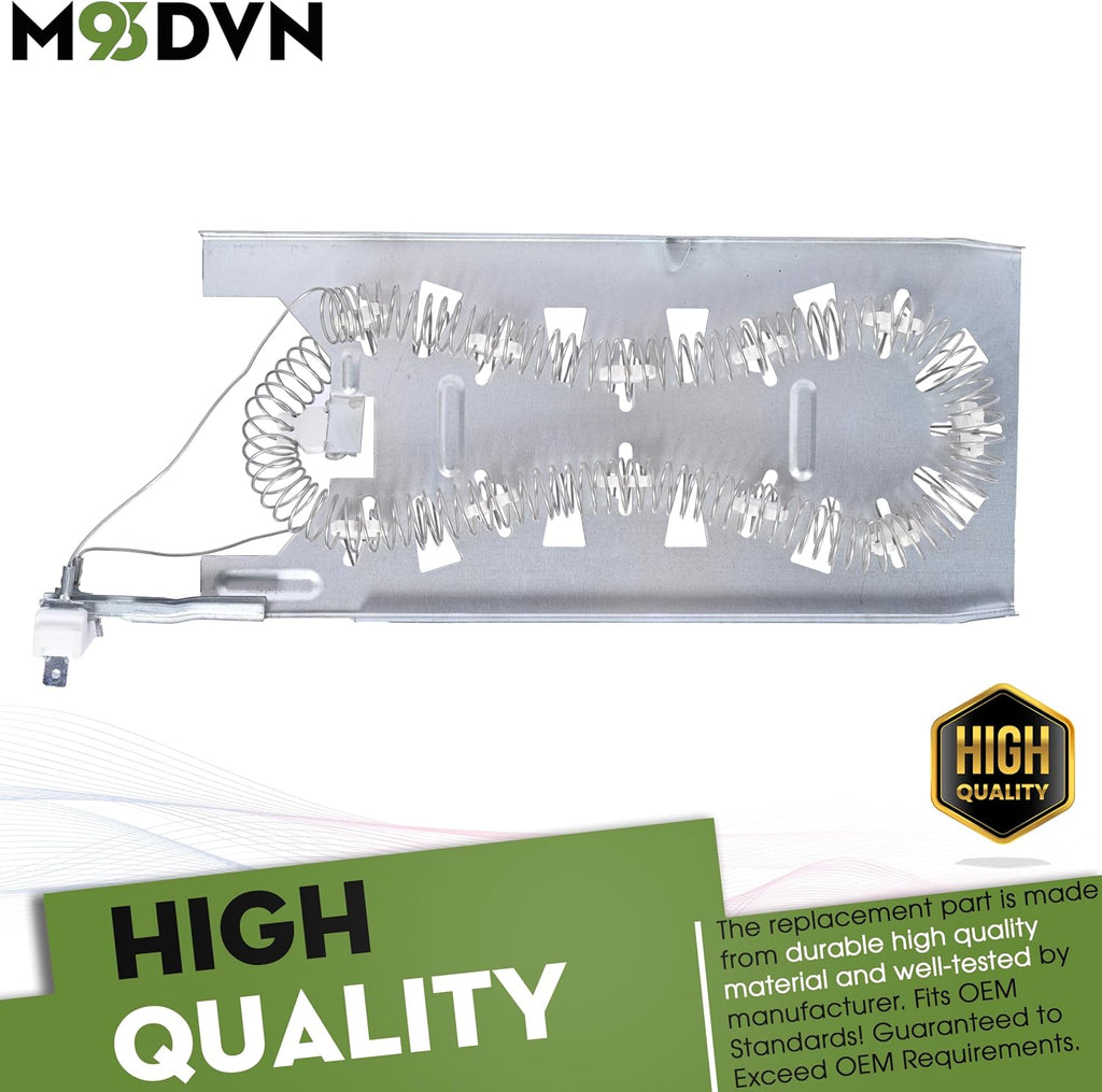 Heating Element Replacement For Whirlpool WED5100HC2 WED5100HW0 WED5500XW0 WED560LHW0 WED5100HW1 WED5100HW2 WED5600XW0 WED5500BW0 WED5500XL0 WED5500XW1 WED5550XW0 WED5600XW1 WED560LHW1 Dryer