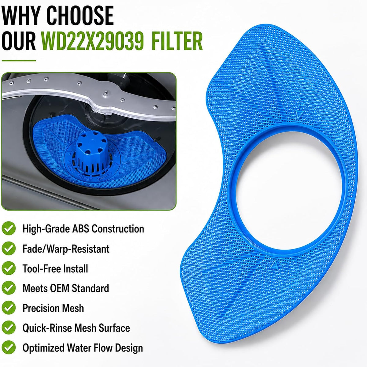 WD22X29039 Dishwasher Coarse Filter Compatible With GE Dishwashers