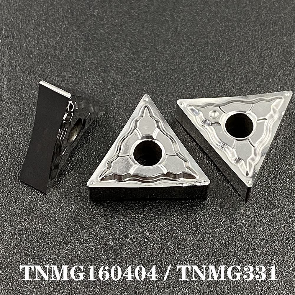 TNMG331-HA Aluminum Inserts Aluminum Cutter Turning Insert Carbide Inserts for Aluminum and Silicon Carbide Turning Inserts (TNMG160404-HA)
