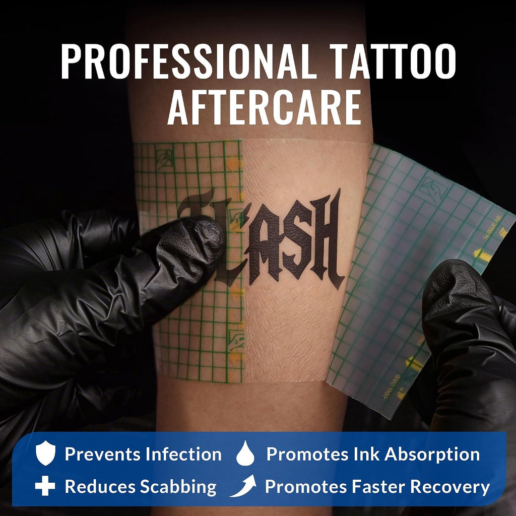 Tattoo Aftercare Bandage, 6” x 2yd Roll, Waterproof, Sterile