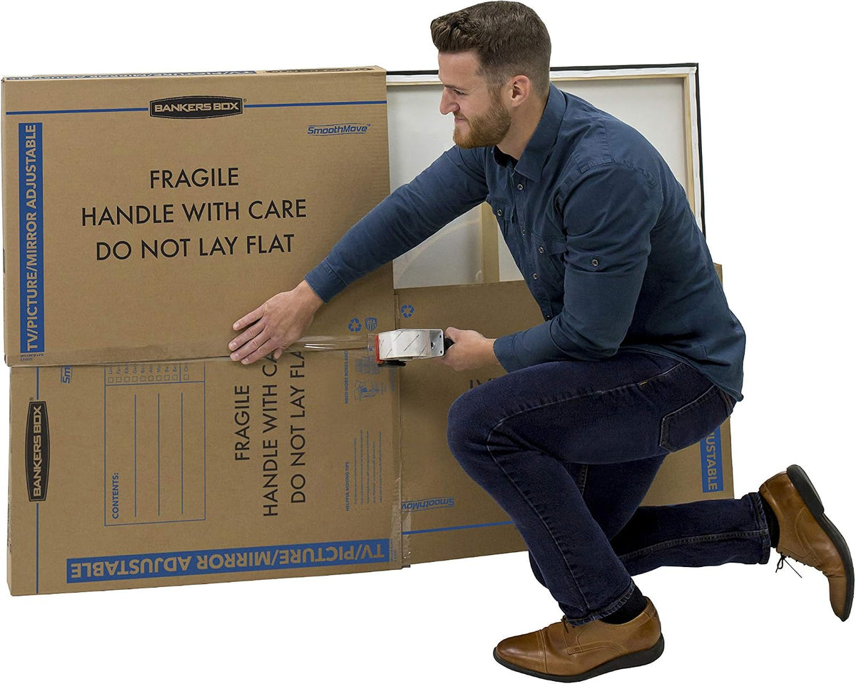 3-Pack Adjustable TV/Picture/Mirror Moving Boxes