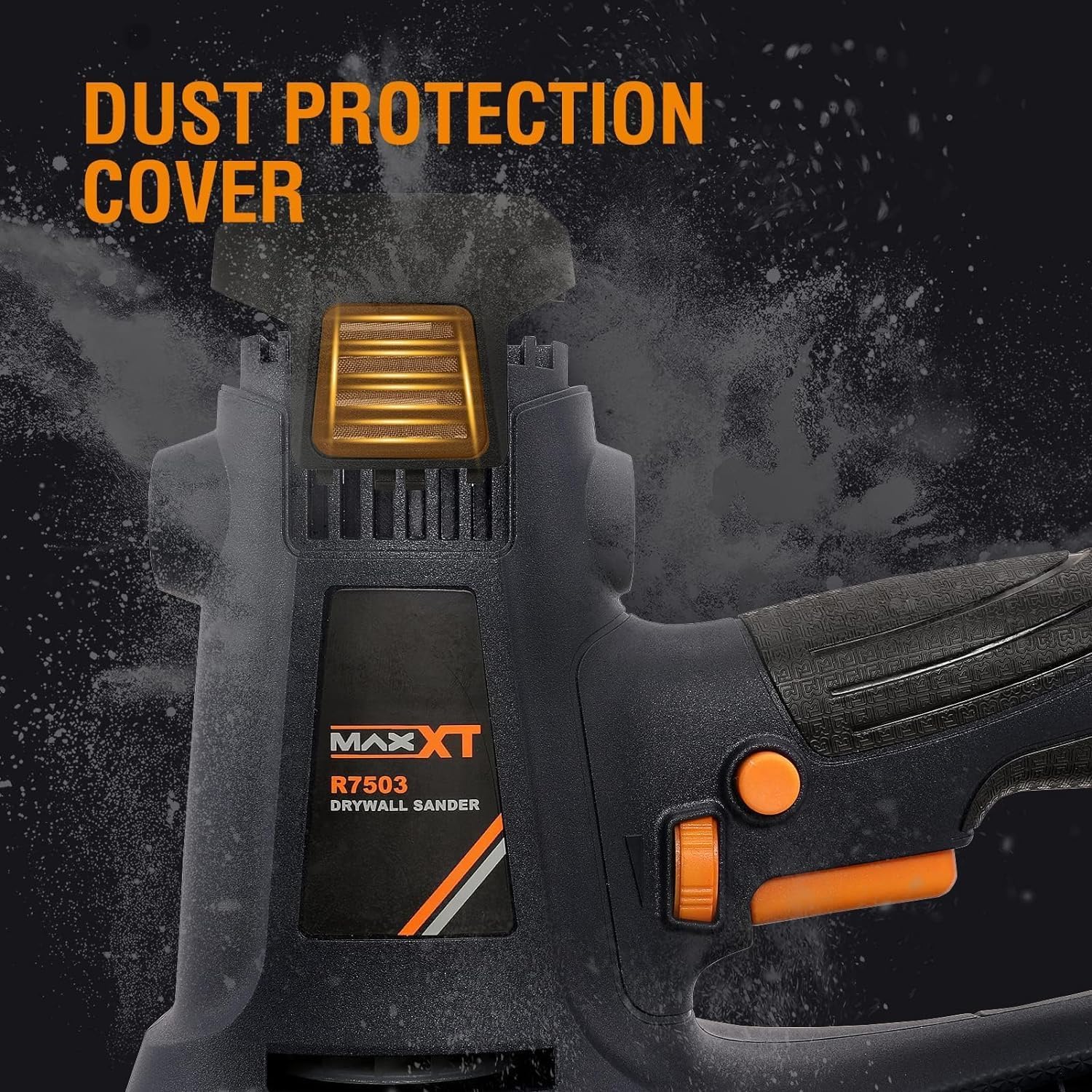 Handheld Drywall Sander 810W, Electric Sander for Walls,Rough and fine Sanding, 1500-2800RPM Variable Speed, Upgraded