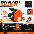 Oil Extractor Pump 12V 100W, Oil Change Pump For DIY Engine