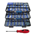 2600 Piece Bolt and Nut Hardware Assortment Kit with Diverse Bolts, Screws, Washers & Nuts–DIY-Friendly, 3-Tier