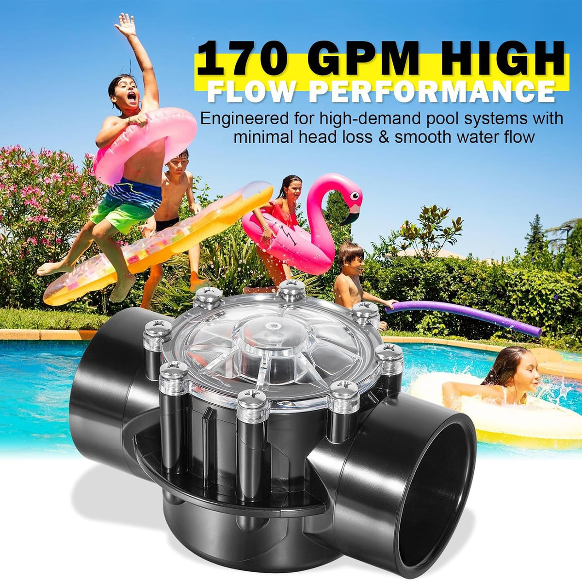 Replacement for Jandy 7305 Check Valve, 2"-2.5" Pool & Spa 180° Flow