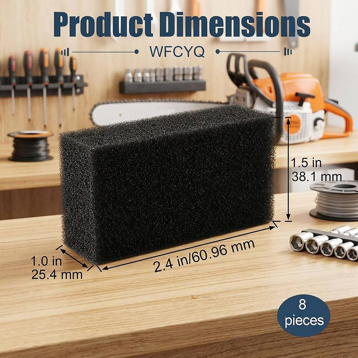 Chain Saw Air Filter, Compatible with Poulan 530023791/23791