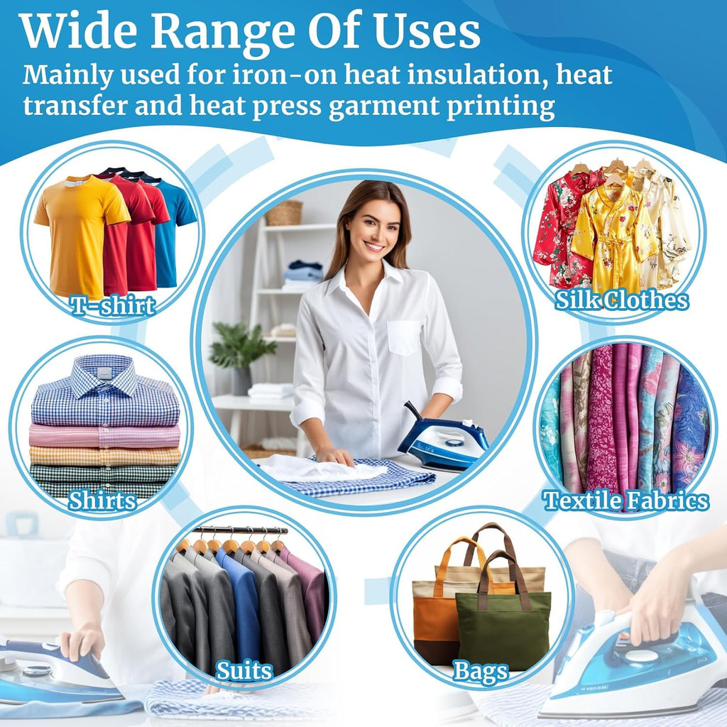 3 Pack Heat Press Pillow Mat for for Ironing- Multi Sizes, Teflon | Pressing Pillow Hot Pad Pressing Transfer Mat for