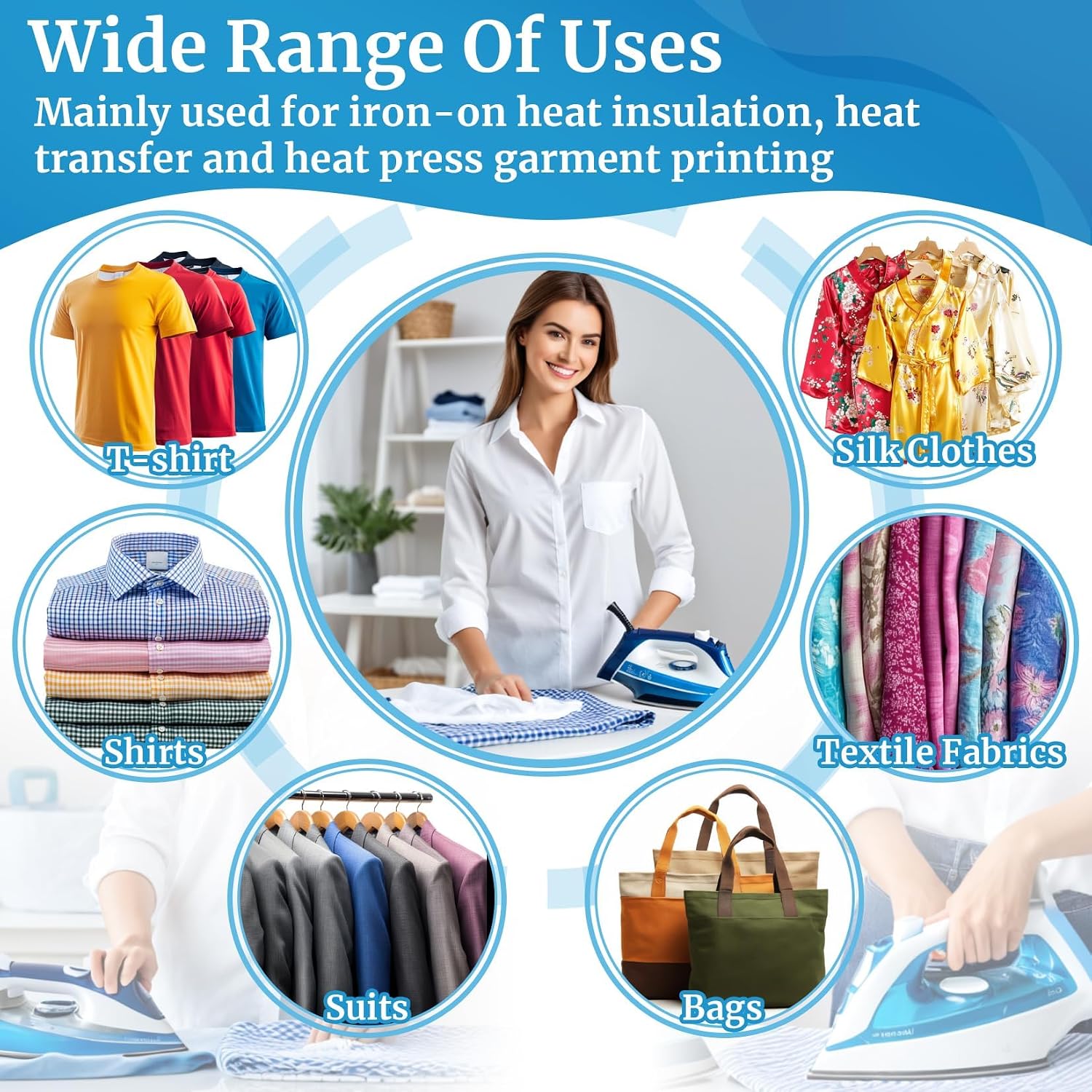 3 Pack Heat Press Pillow Mat for for Ironing- Multi Sizes, Teflon | Pressing Pillow Hot Pad Pressing Transfer Mat for