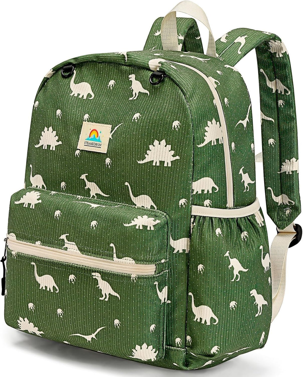 Corduroy Kids Backpack for Boys and Girls 5-8: Boys Backpack for Elementary Kindergarten - 15 inch Cute Backpacks for