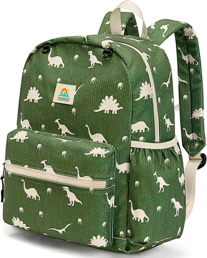 Corduroy Kids Backpack for Boys and Girls 5-8: Boys Backpack for Elementary Kindergarten - 15 inch Cute Backpacks for
