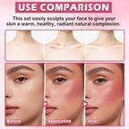6 Colors Cream Contour Stick Makeup Kit,Makeup Contour Kit (Set A)