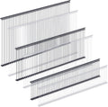3000 Pcs Tagging Gun Fastener, 1 Inch, 2 Inch, 3 Inches, Black, Clear
