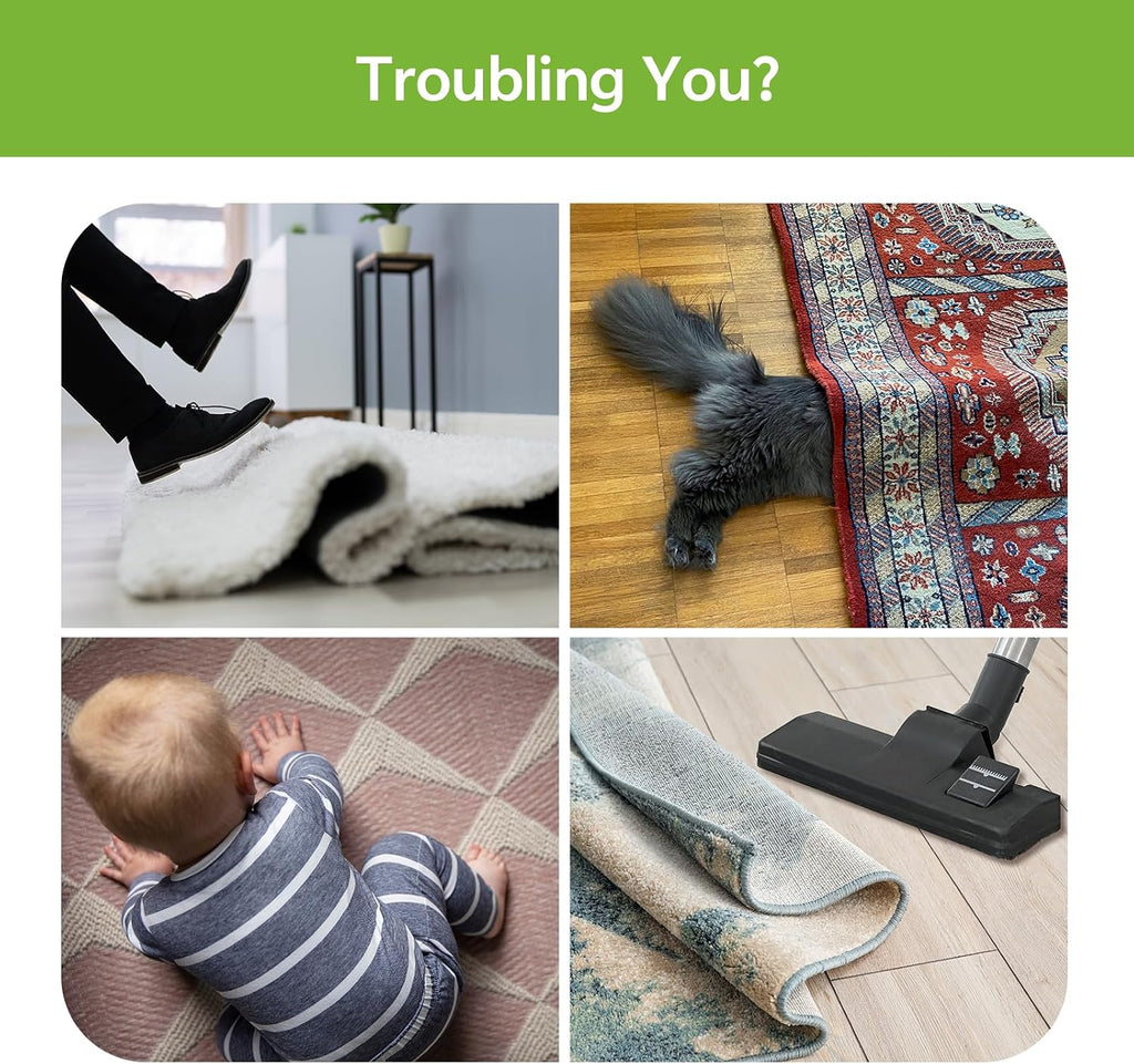 Double Sided Carpet Tape, Removable Rug Tape for Hardwood Floors