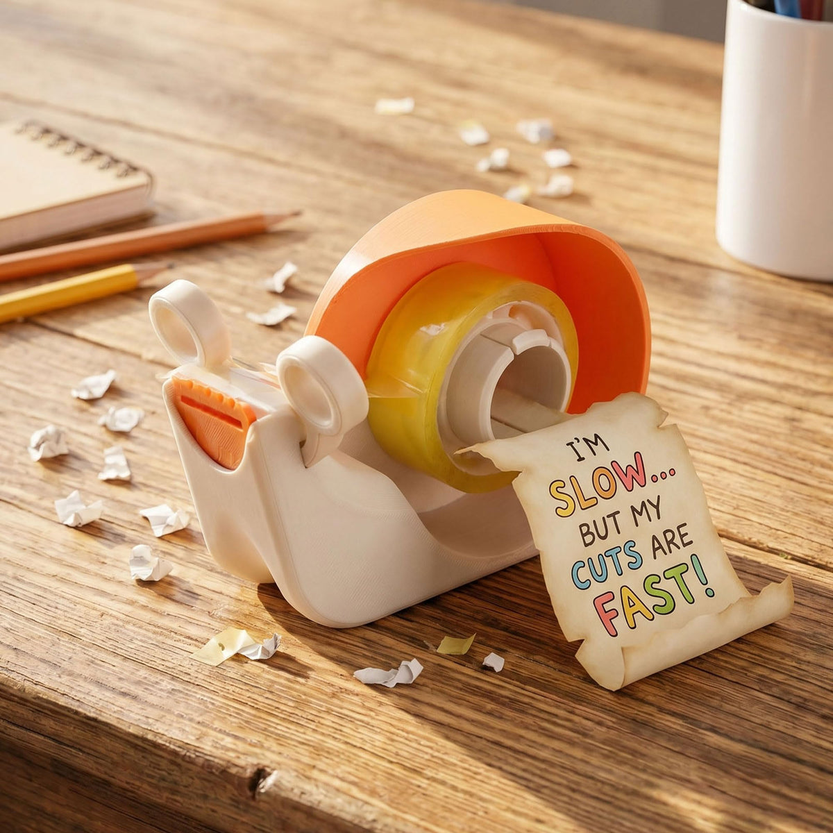 Snail Tape Dispenser - Desktop Organizer for Office,School,Home