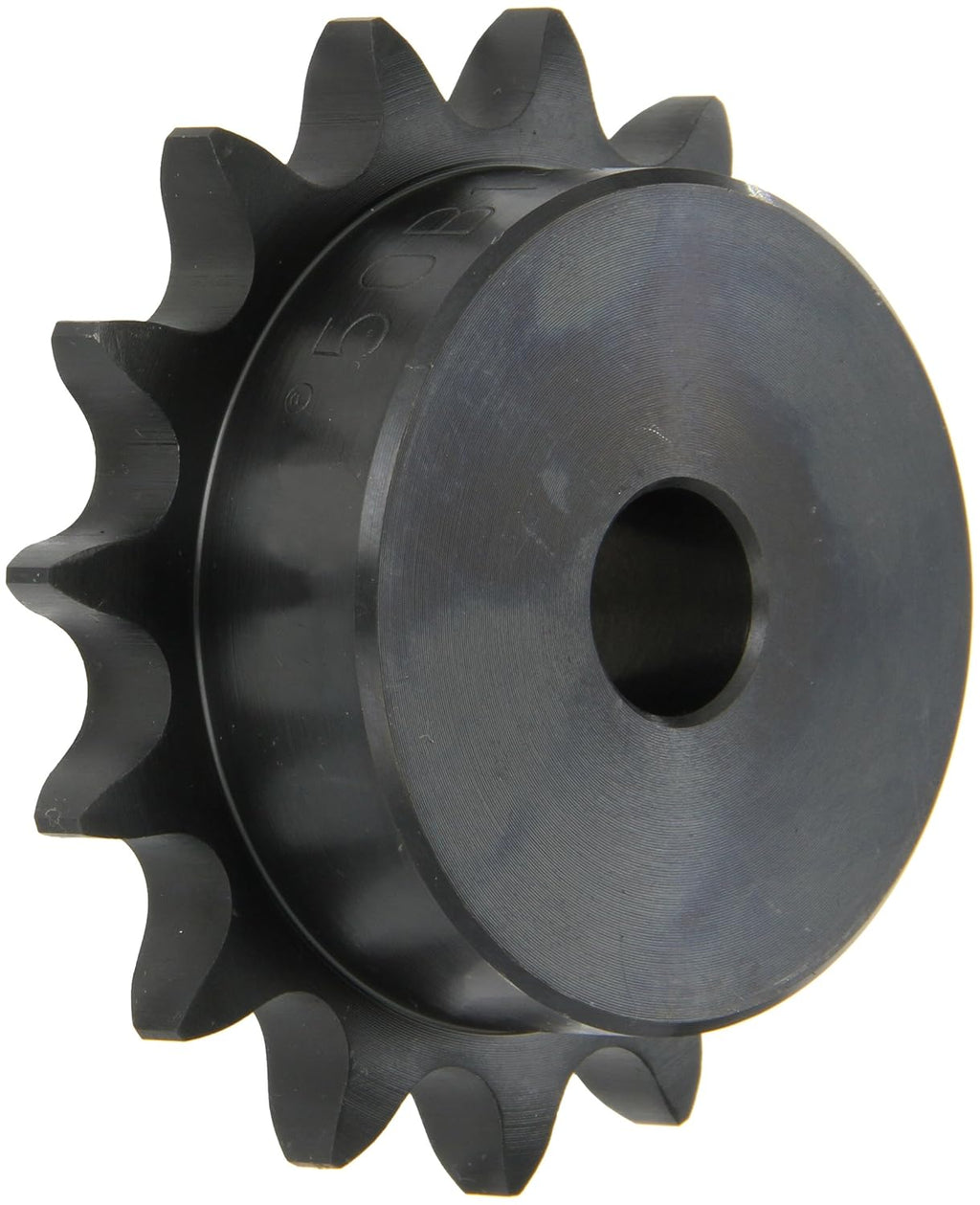 Browning 50B15 Minimum Bore Roller Chain Sprocket, Single Strand, Steel, 5/8" Stocked Bore, 15 Teeth