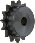 Browning 50B15 Minimum Bore Roller Chain Sprocket, Single Strand, Steel, 5/8" Stocked Bore, 15 Teeth