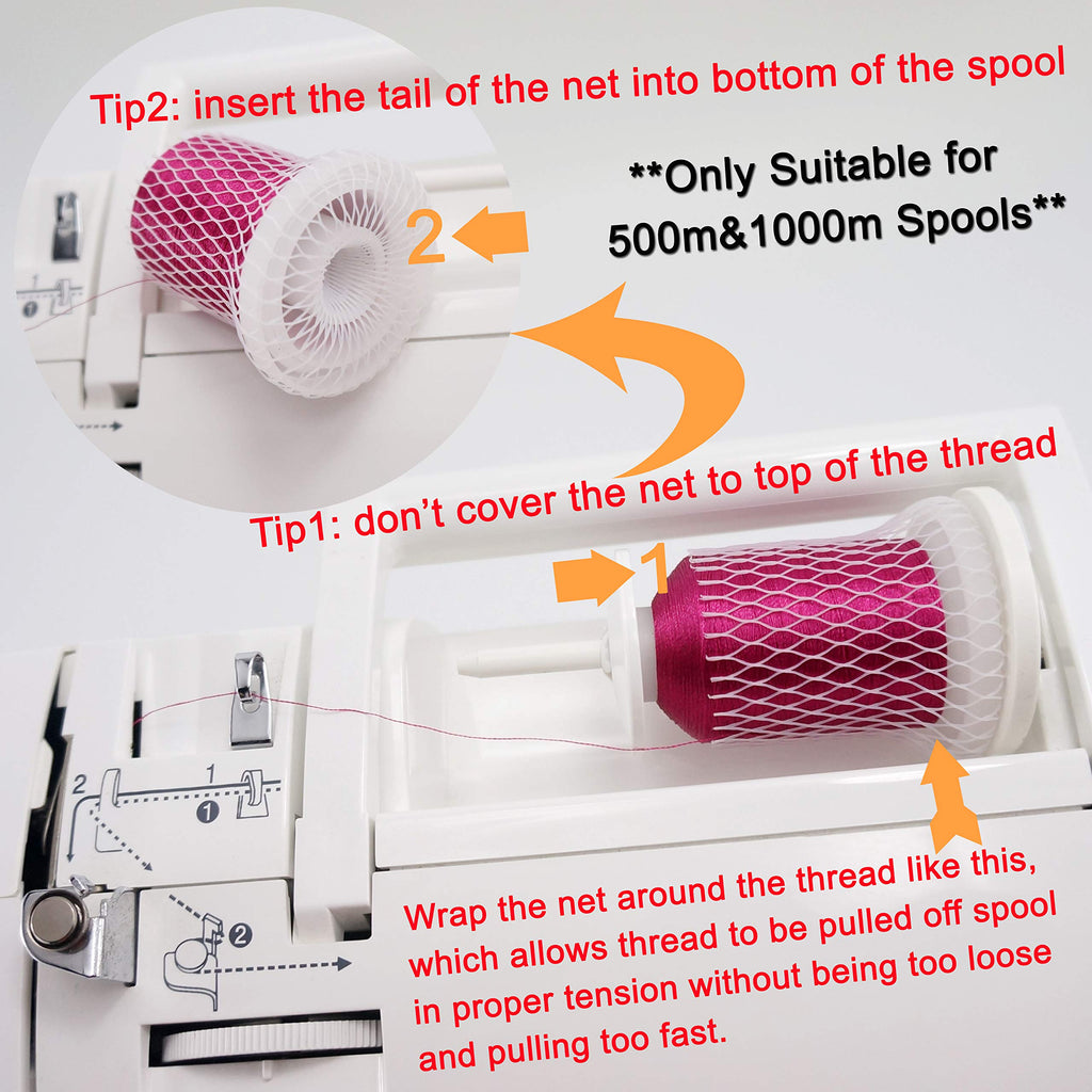 50pcs Thread Net Spool Saver for Holding Thread Spools