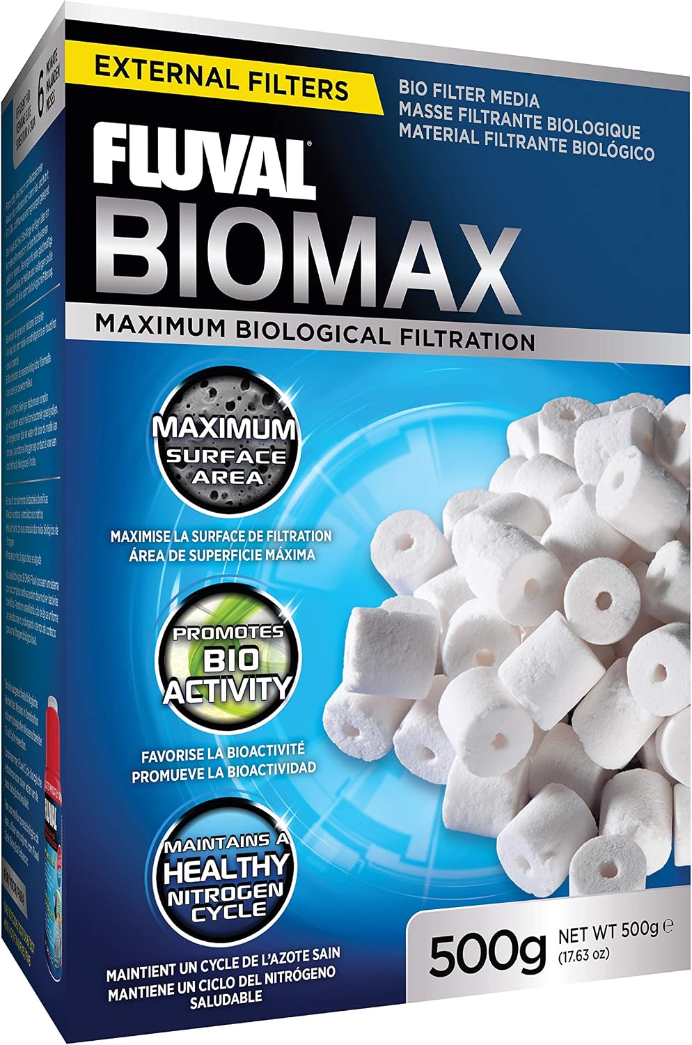 BioMax Biological Material Remover, 500 g | Biological Filter Media for Aquariums