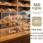 3 Tiers Countertop Bakery Display Case