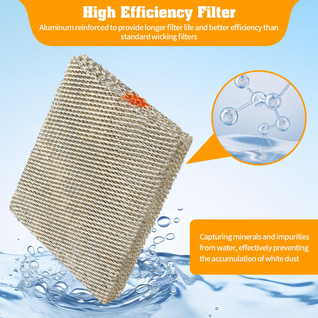 2Pack 35 Water Panel Humidifier Replacement Filter Made of Aluminum Mesh Compatible with AprilAire Whole-House