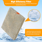 2Pack 35 Water Panel Humidifier Replacement Filter Made of Aluminum Mesh Compatible with AprilAire Whole-House