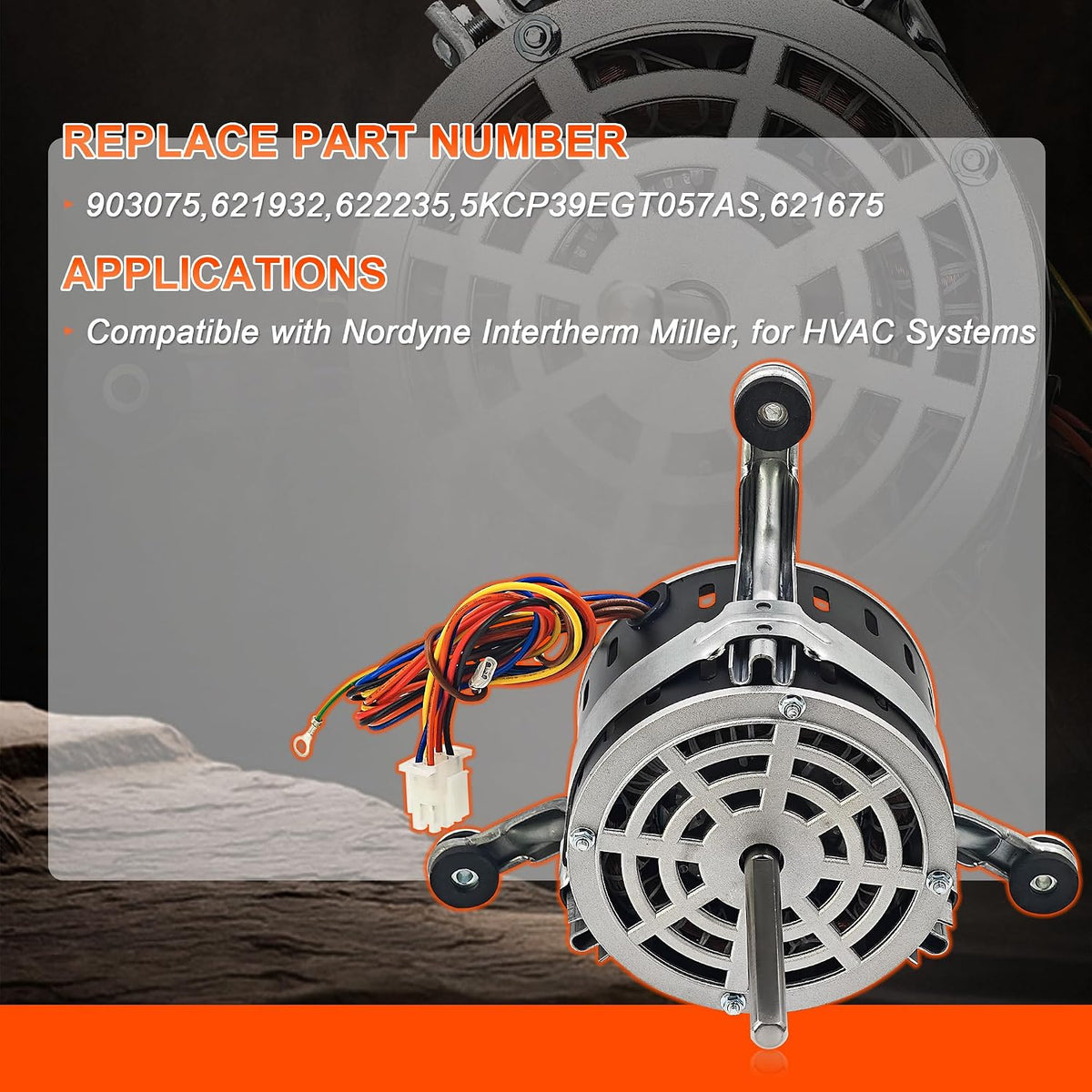 5KCP39EGT057AS Furnace Blower Motor Fits for Nordyne Intertherm Miller