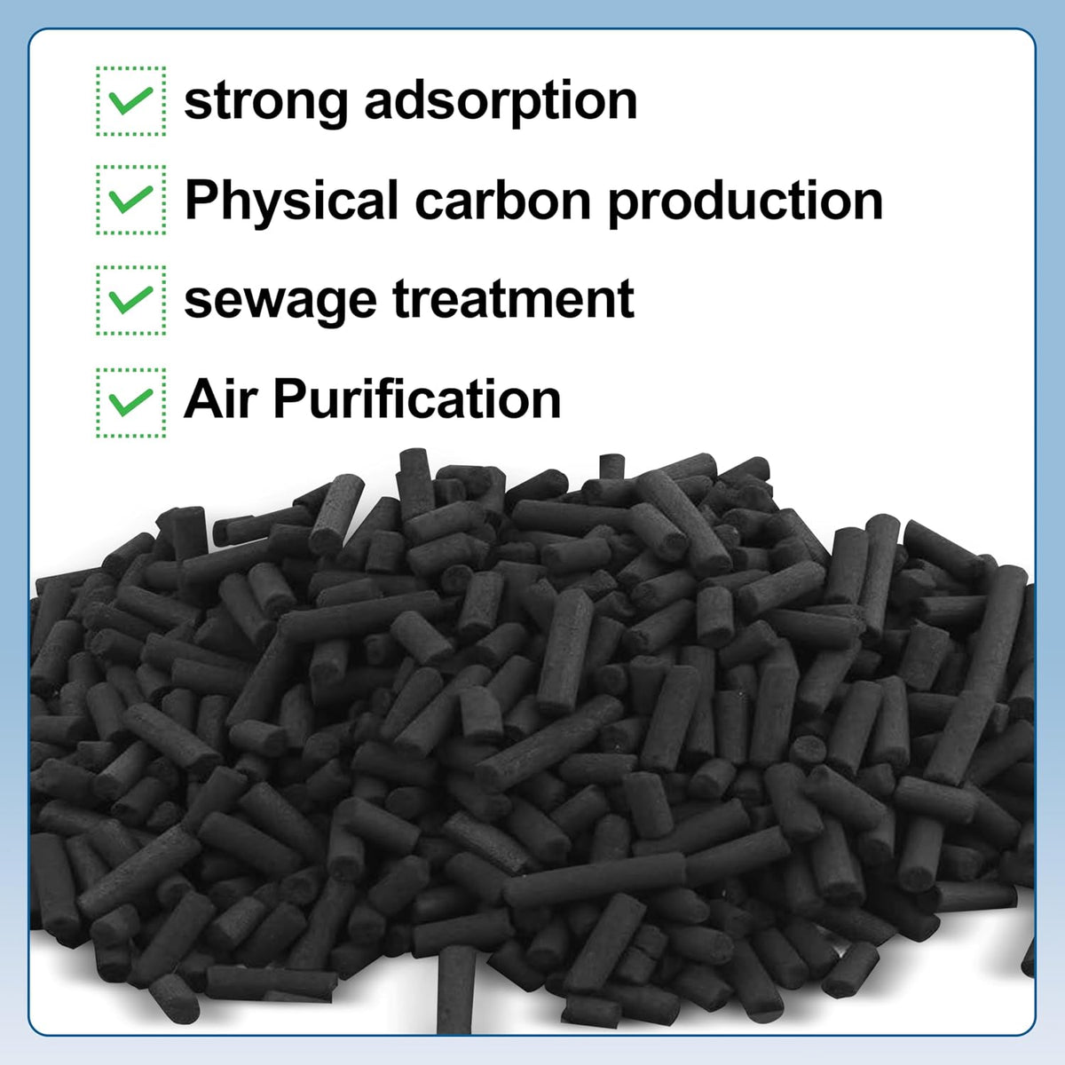 6.6 Lbs Bulk Carbon Charcoal Filter Media Pellets for Aquarium Fish Filter